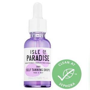 Isle of Paradise Face and Body Self Tanning Drops NWT